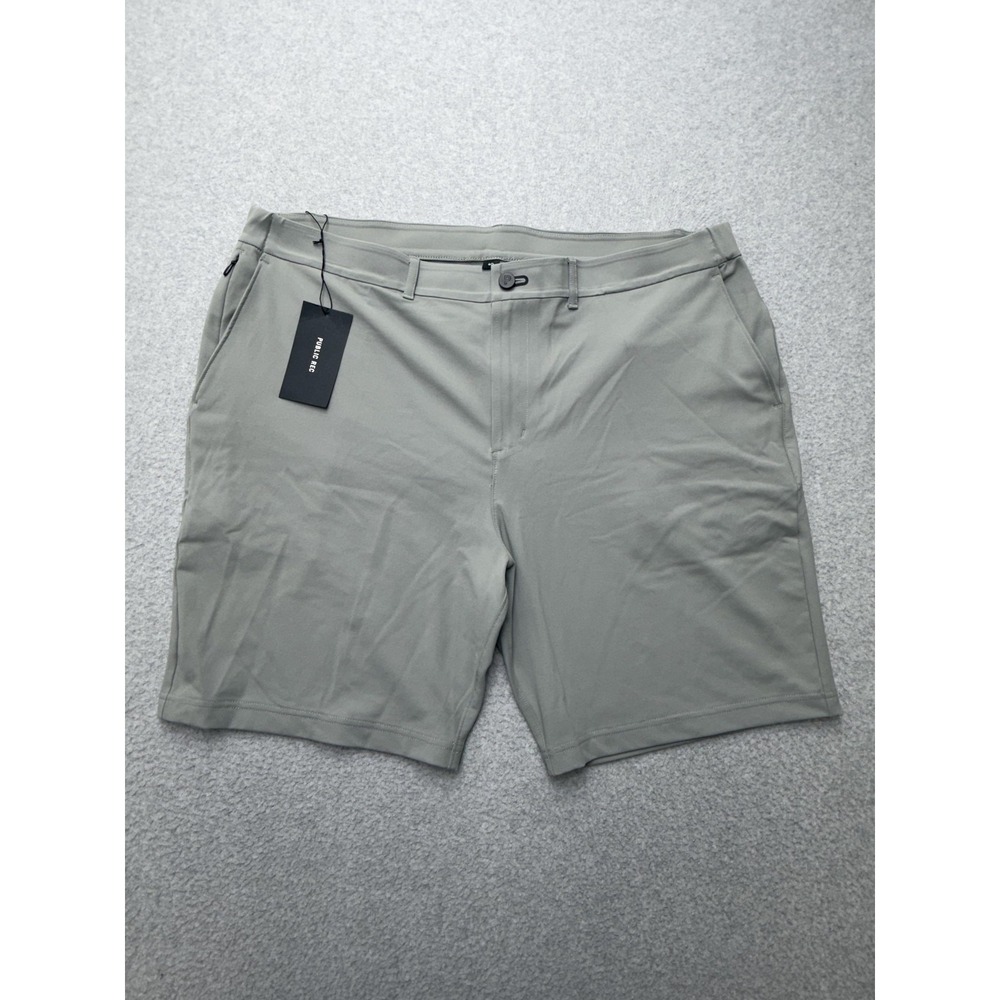 Public Rec Gamechanger Shorts Mens 40‎ Gray Chino Stretch 9 Inseam Casual Summer